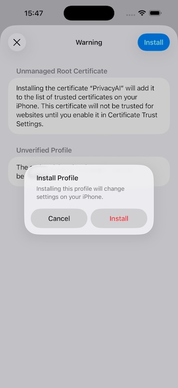 Install Profile